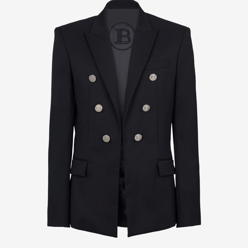 Balmain brand new peak lapel blazer.
